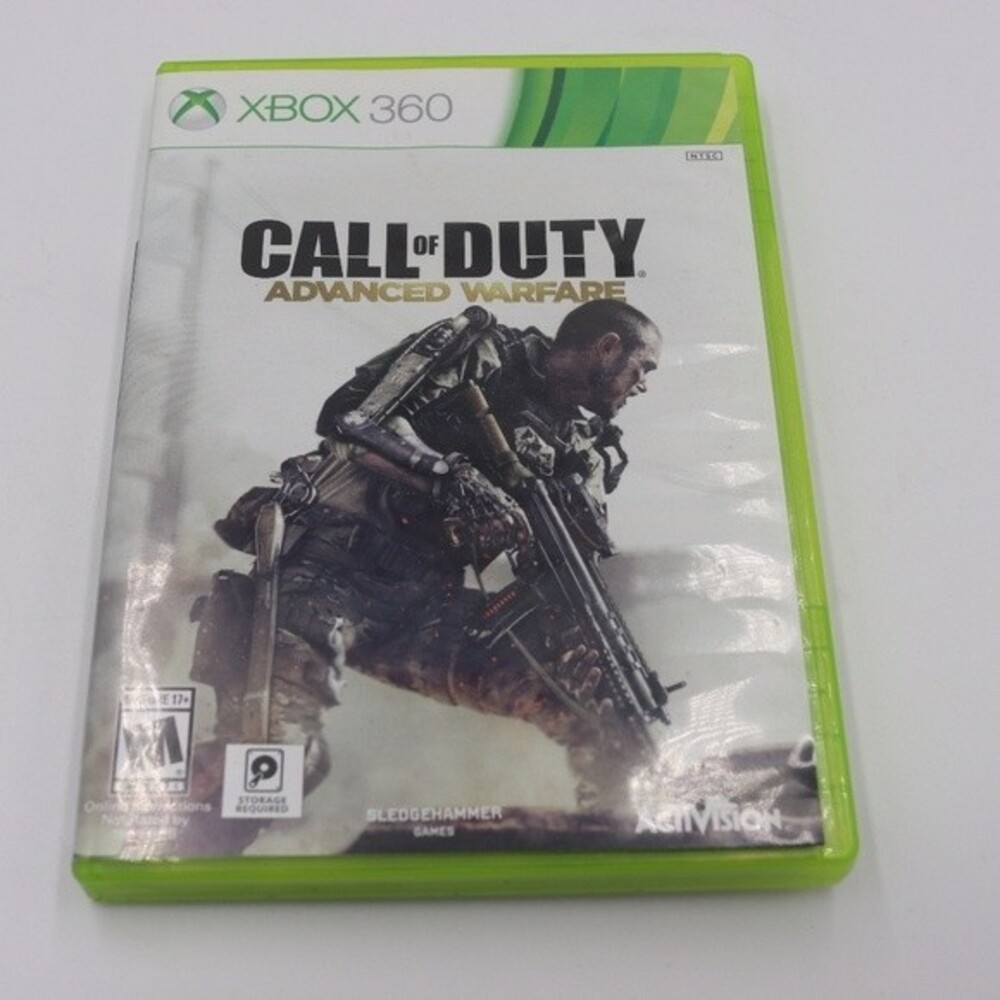 Xbox 360 Call of Duty Advanced Warfare Game Case & Disc With Booklet